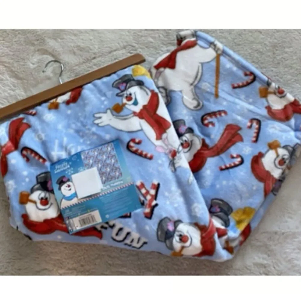frosty the snowman blanket 60x70 - Picture 2 of 3